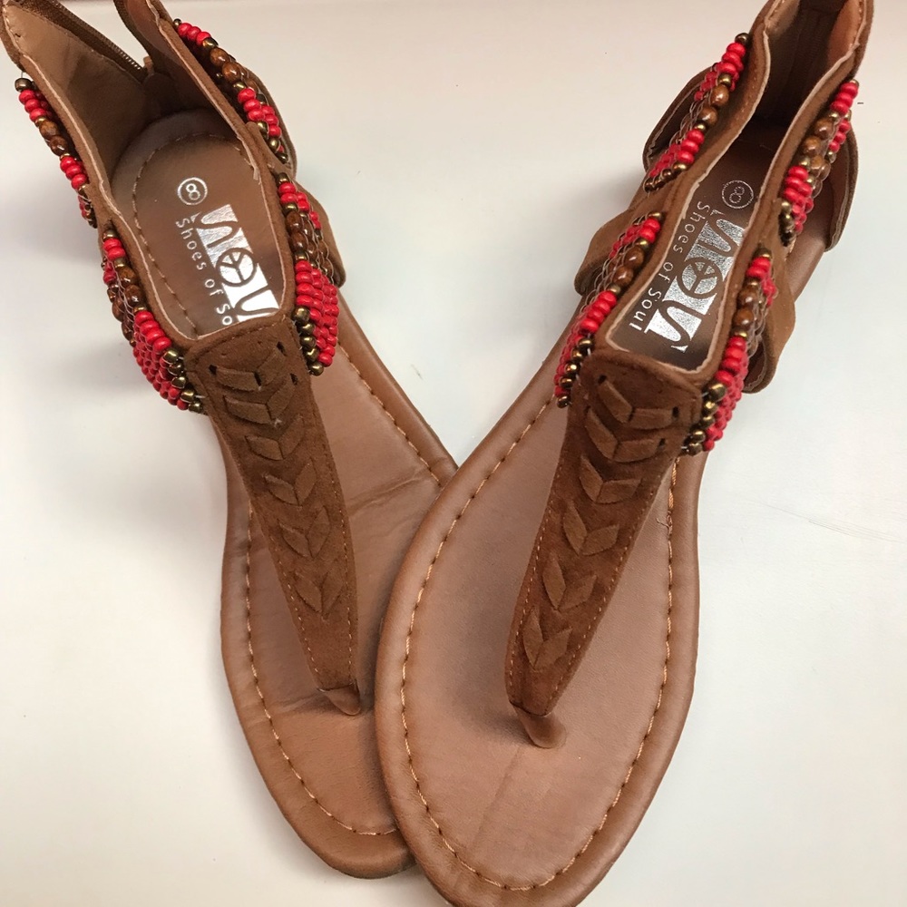 Summer beaded sandals